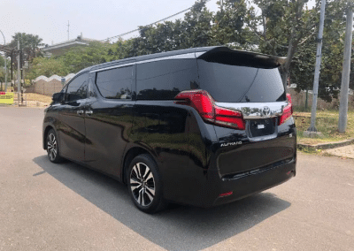 Tampak Samping Toyota Alphard G 2019